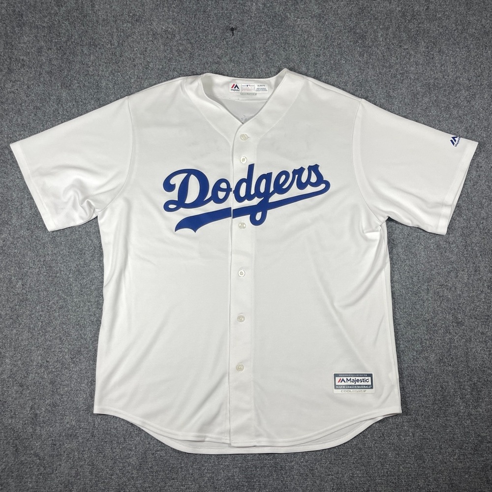 Majestic LA Dodgers Clayton Kershaw #22 Jersey Mens XL White Cool Base Stitched